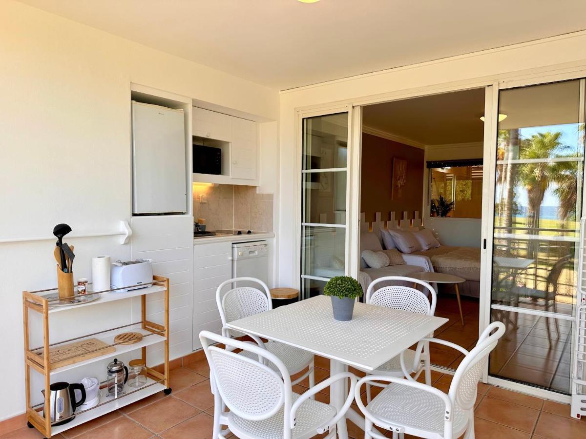 Curacao 13 Studio Vue Mer Proche Plage Dans Complexe Type Village Vacances Sainte-Luce Buitenkant foto